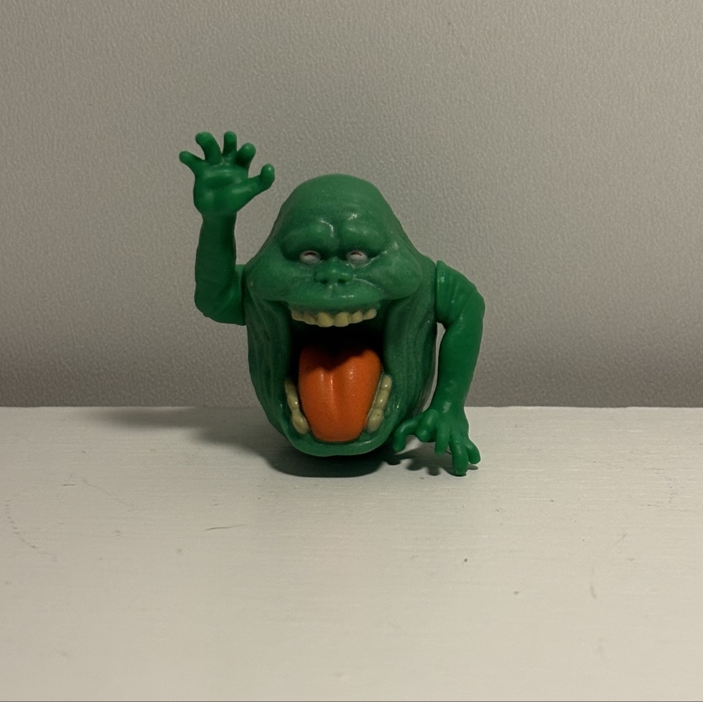 Vintage Ghostbusters Green Slimer Figurine